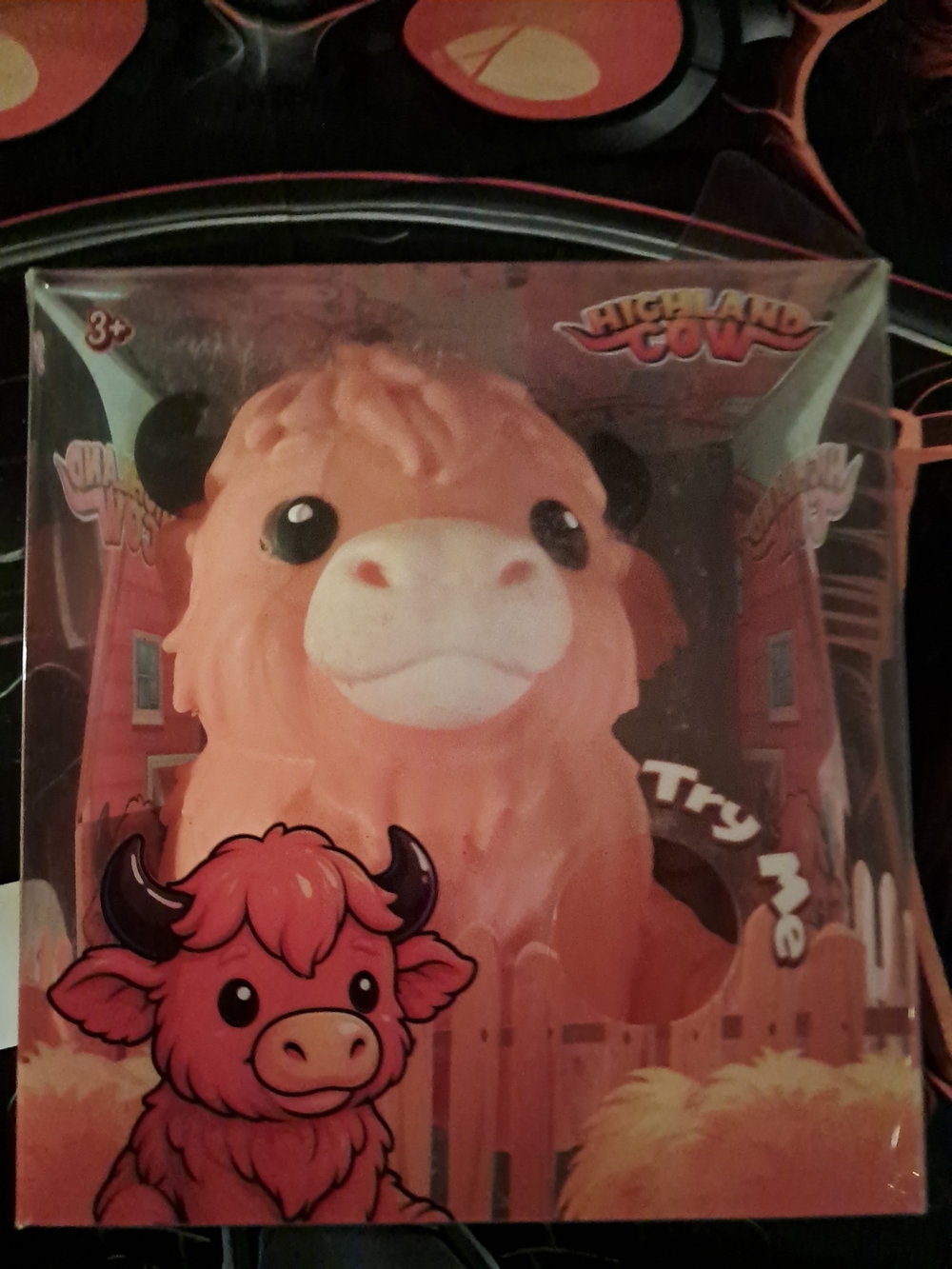 Kids Toy - Pink Plush Squeeze Figure